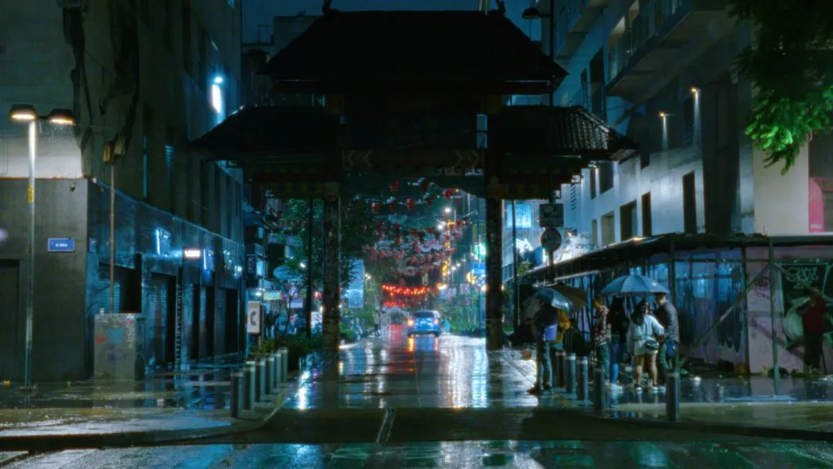 rainy cinema